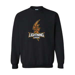 Adult Sweatshirt -  Gold Dust Logo on Black