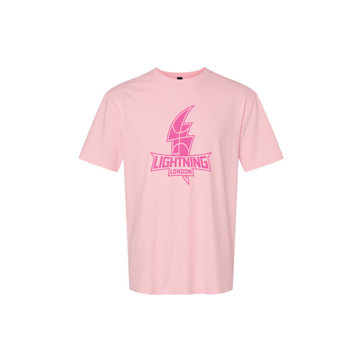 Child Tee Shirt  - Pink Logo on Pink