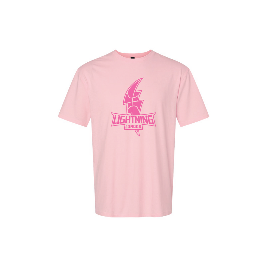 Child Tee Shirt  - Pink Logo on Pink